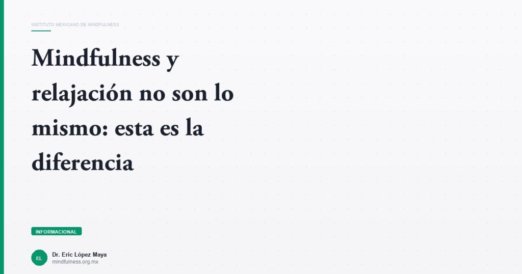 Imagen del artículo: diferencia-mindfulness-relajacion