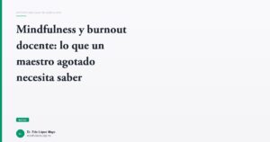 Imagen del artículo: mindfulness-burnout-docente